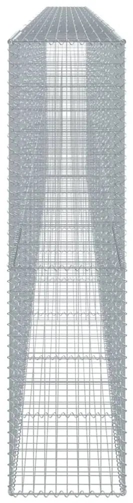 Cesto gabião com cobertura 1000x50x200 cm ferro galvanizado
