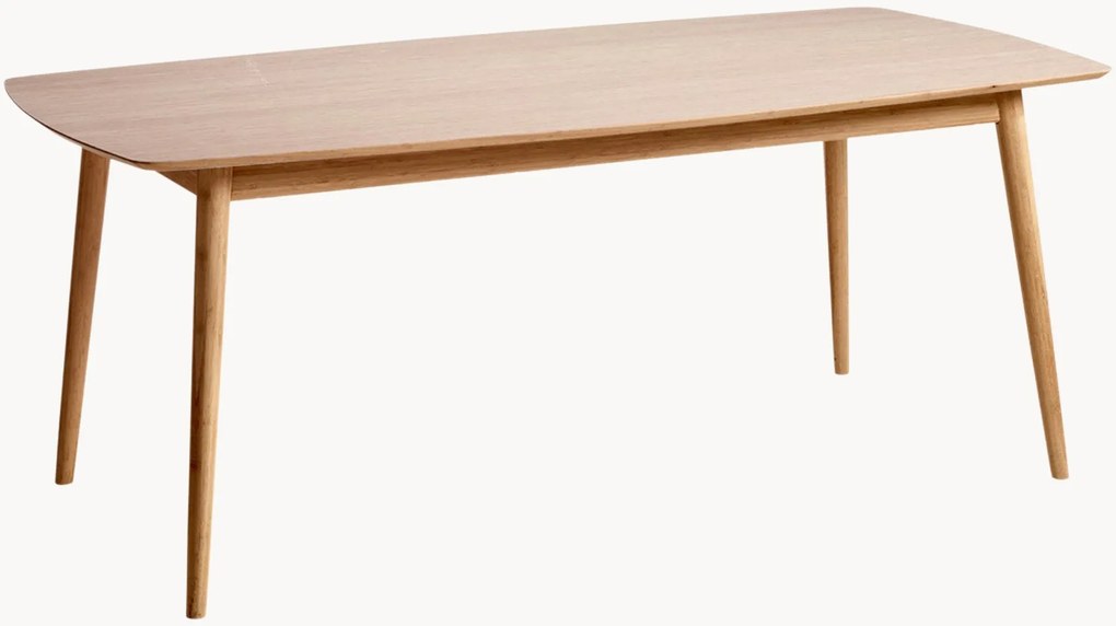 Mesa de jantar em bambu Noble, 182 x 95 cm