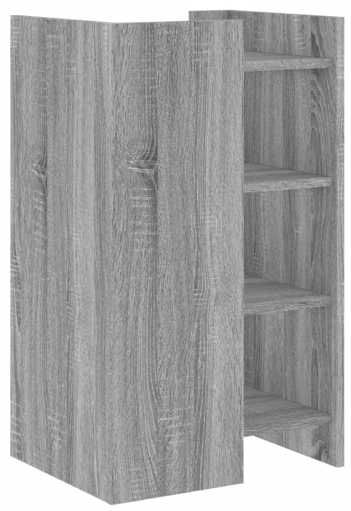 Aparador 45x35x75 cm derivados de madeira cinzento sonoma