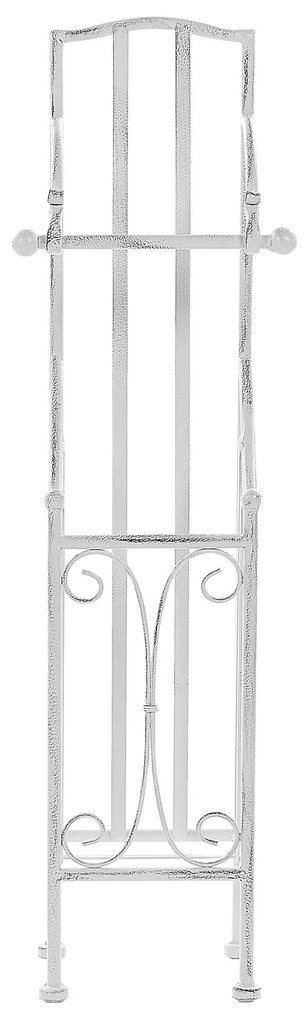 Suporte autónomo de papel higiénico em metal branco BRISA Beliani