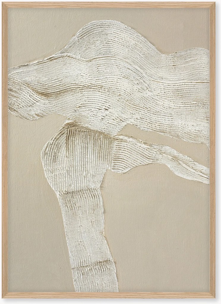 Impressão em tela emoldurada pintada à mão Art Shape 1