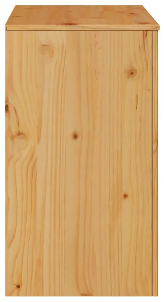 Sideboard vidaXL "DRAMMEN" 79x43x75,5 cm Madeira Sólida de Pinheiro