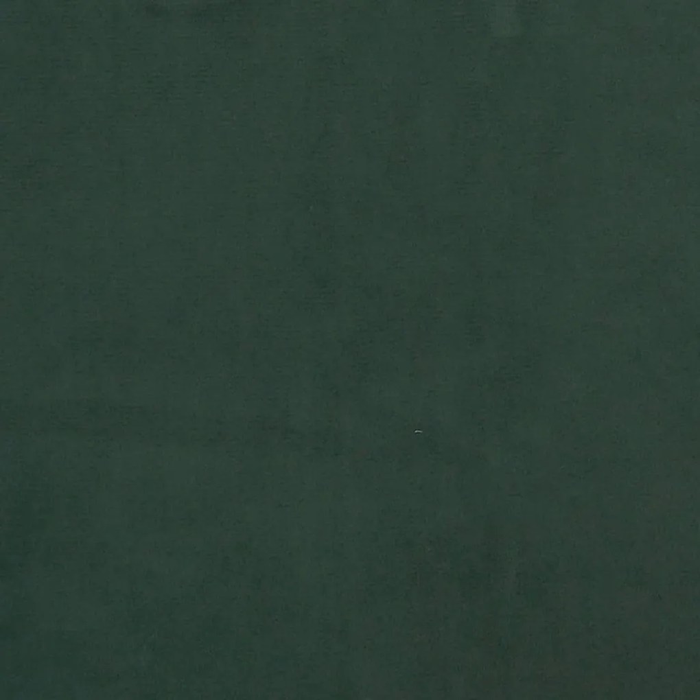 Estrutura de cama com colchão verde escuro 120x190 cm Veludo