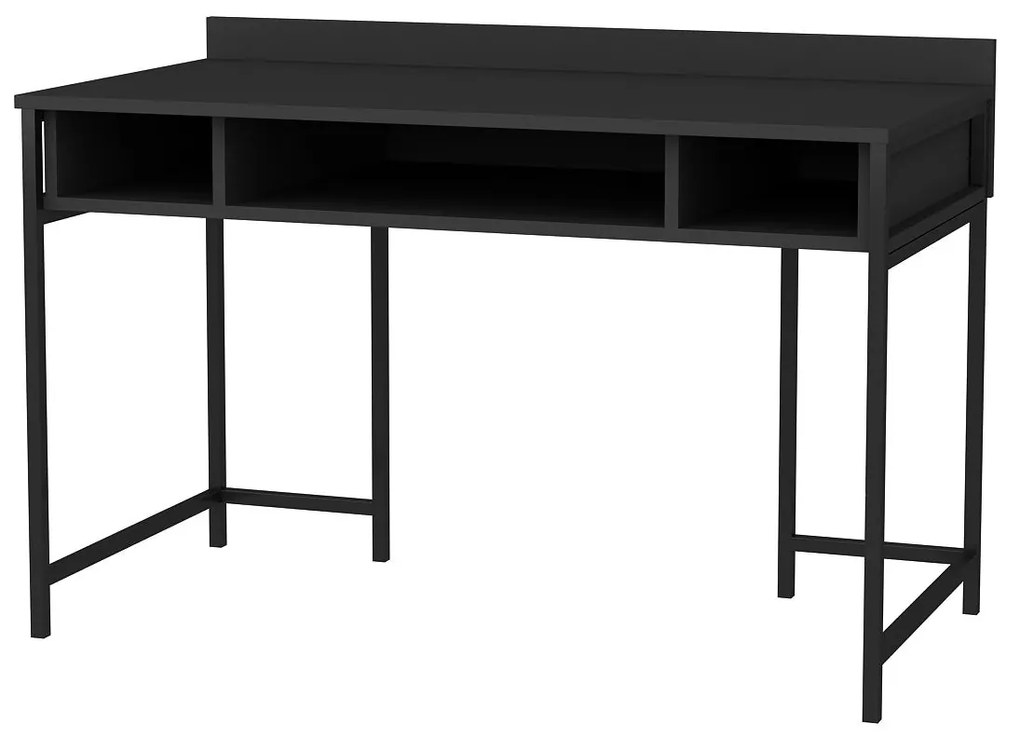 Secretária de Estudo Alma - Preto Antracite - 120x60x74,8 cm