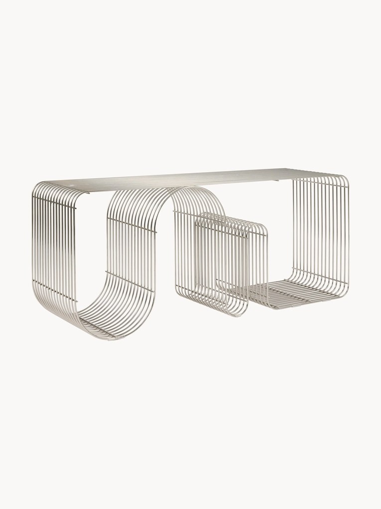 Banco de metal Curva