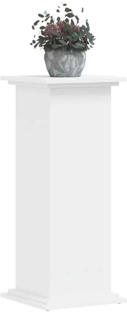 Suporte para plantas 33x33x80 cm derivados de madeira branco