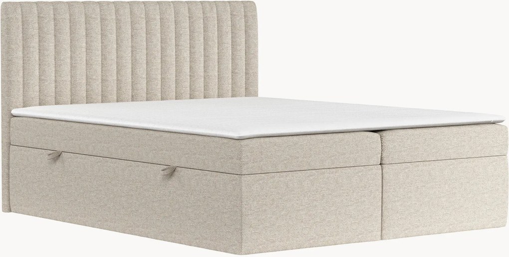 Cama divã artesanal com arrumação Spencer, H2
