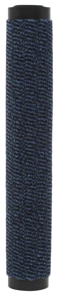 Tapete controlo pó retangular tufado 2pcs 40x60cm azul