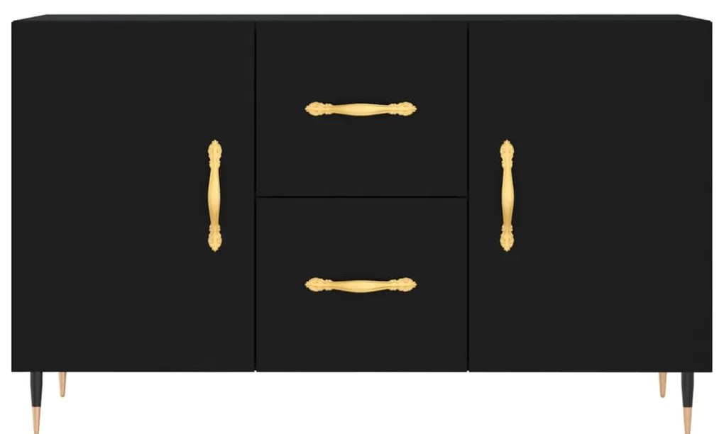 Aparador 100x36x60 cm derivados de madeira preto