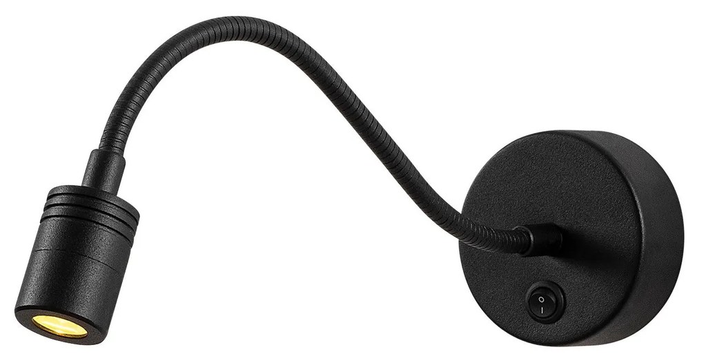 Candeeiro de Parede Reading – Preto – 8 x 38 cm