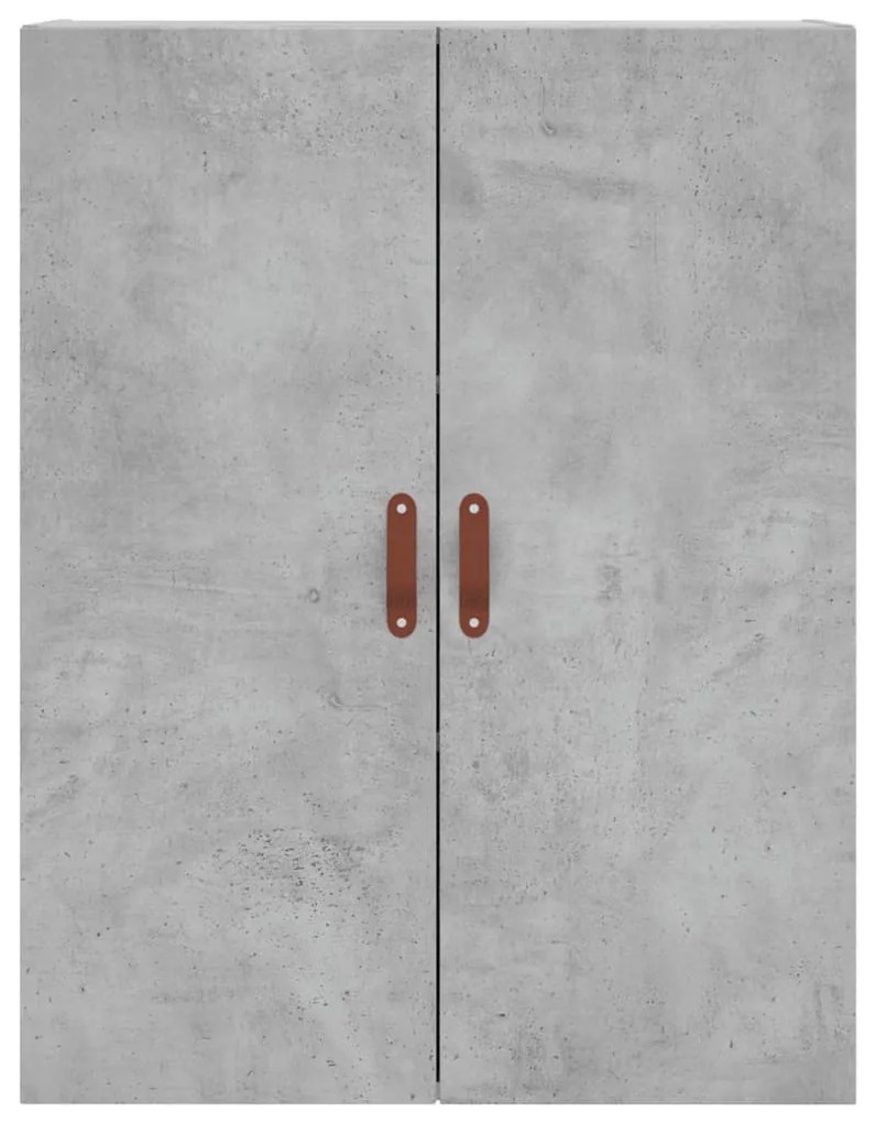 Armário alto 69,5x34x180 cm derivados de madeira cinza cimento