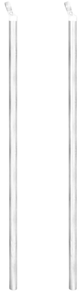 Cerca de arame com postes 15x1,25 m aço galvanizado prateado