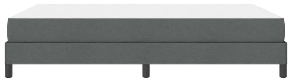 Cama Box Outros Cinzento escuro 140 x 200 cm tecido