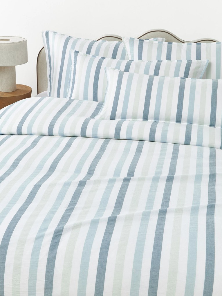 Capa de edredão em algodão lavado Harriet