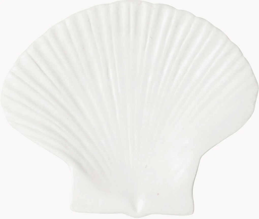 Prato de servir pequeno em dolomite Shell