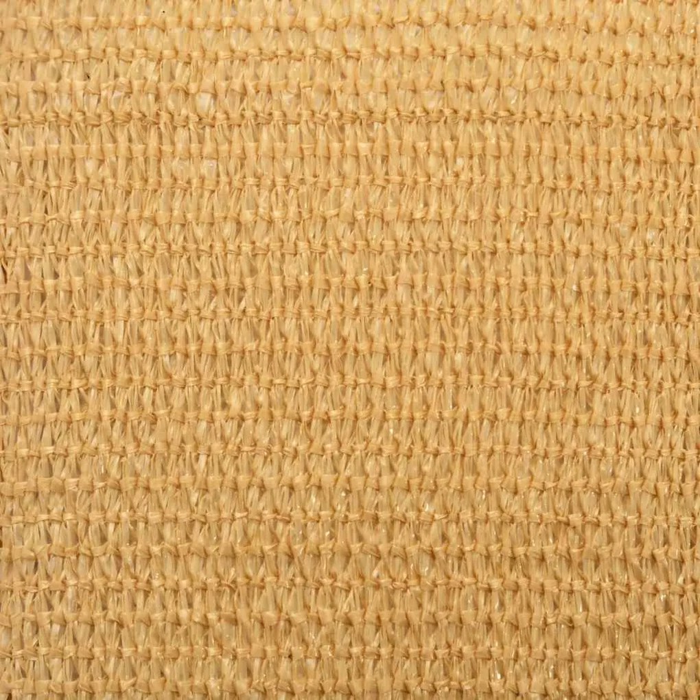 Para-sol estilo vela triangular 160 g/m² 4x4x4m PEAD areia