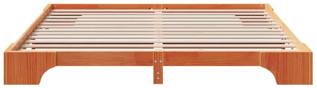 Cama de Pinho Maciço Castanho 180 x 200 cm