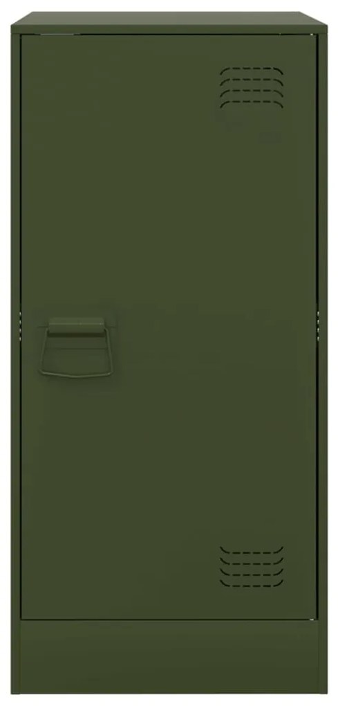 Aparador 34,5x39x73 cm aço verde azeitona