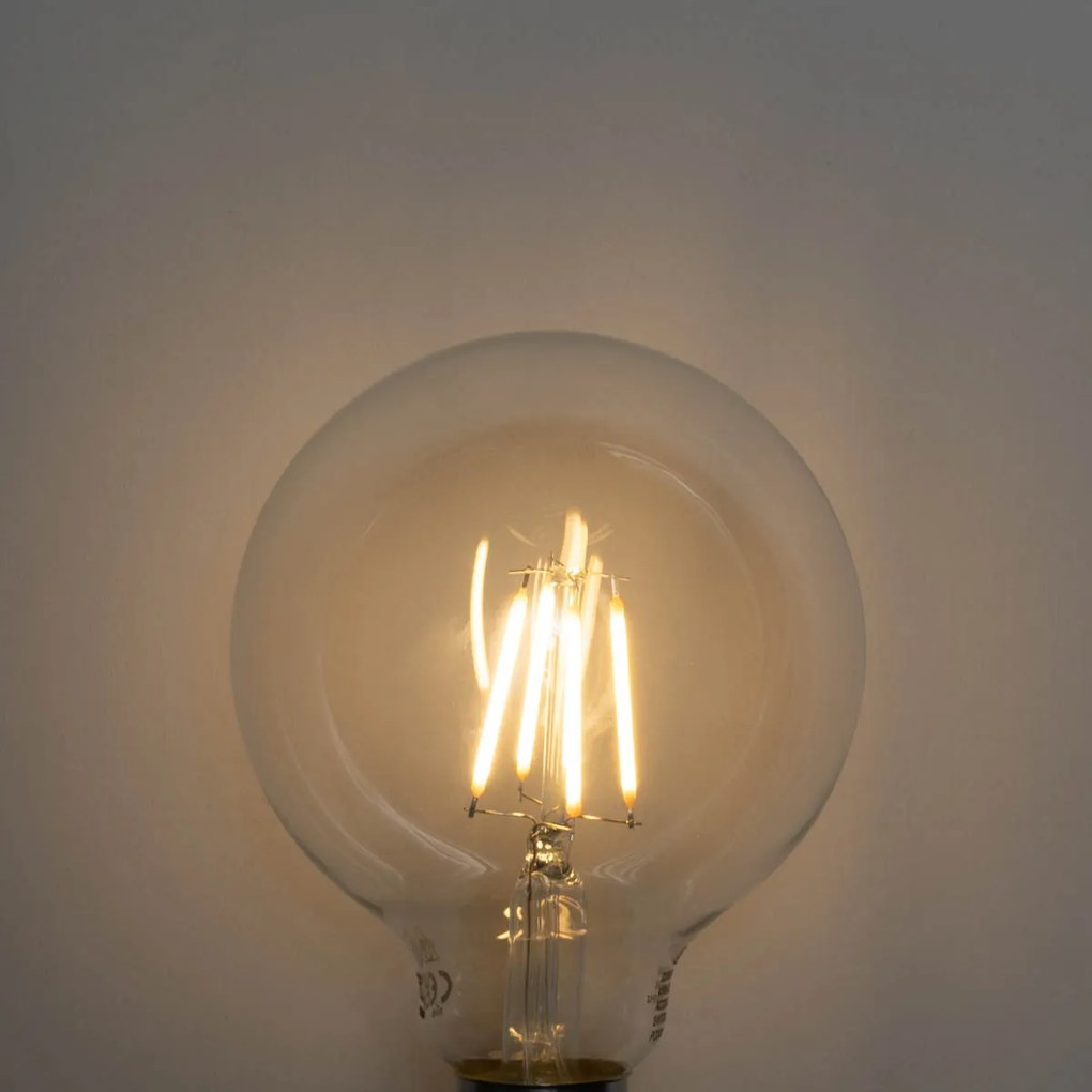Conjunto de 5 Lâmpadas LED E27 Reguláveis em 3 Passos G95 4W 450 lm 2700K