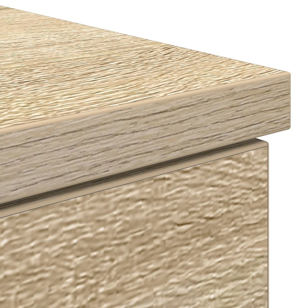Mesa vidaXL Carvalho Sonoma 140x49x76 cm Madeira de engenharia