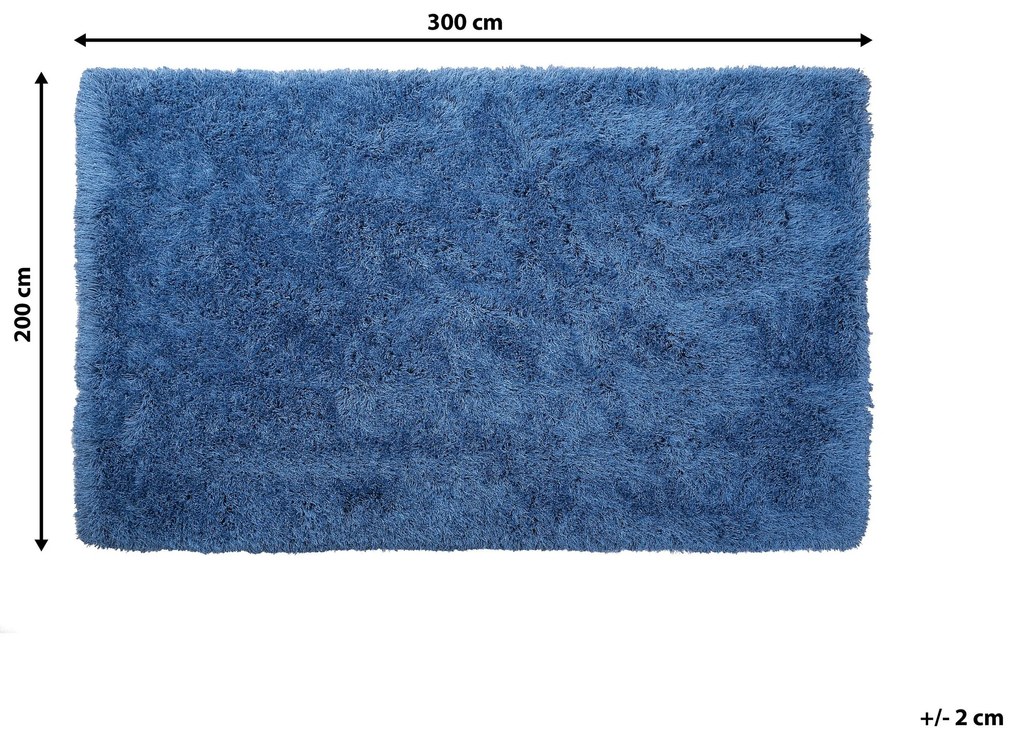 Tapete azul 200 x 300 cm CIDE Beliani