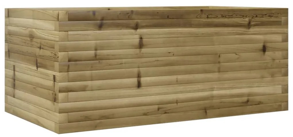 Vaso/floreira de jardim 110x60x45,5 cm madeira pinho impregnada