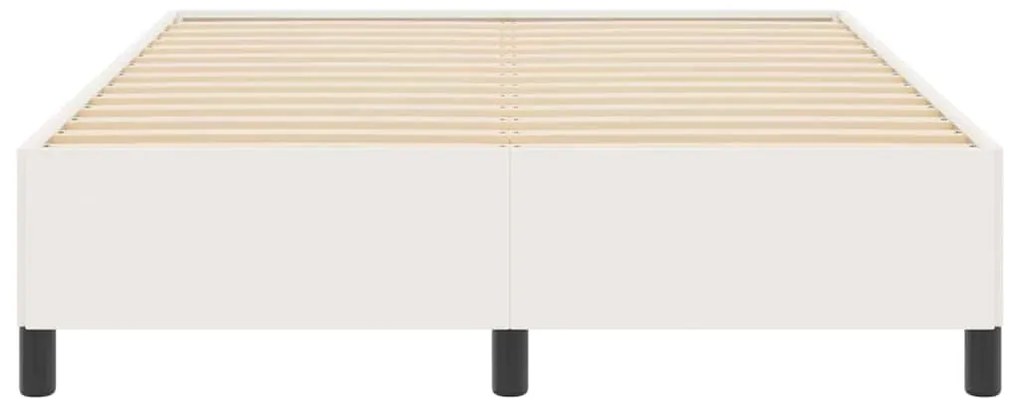 Estrutura da Cama vidaXL Creme 160x200 cm em Tecido de Algodão