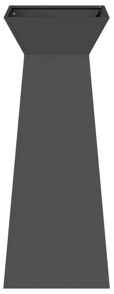 Suporte para Plantas Preto Metal 40 x 40 x 101 cm