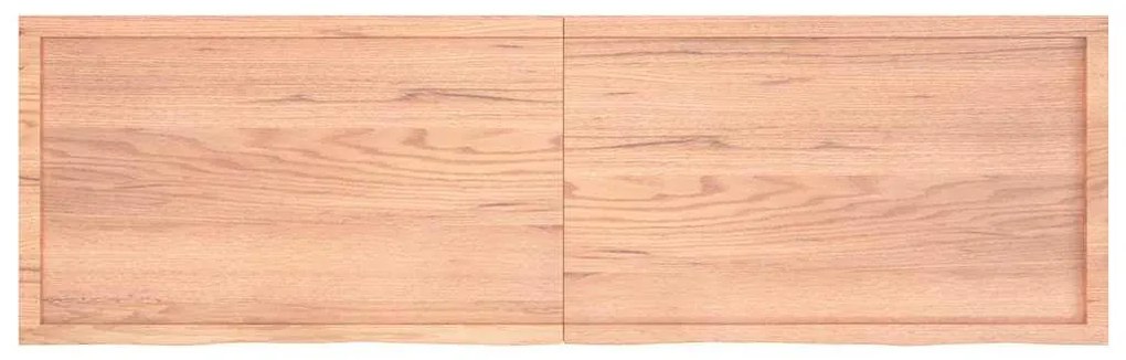 Prateleira de parede 200x60x(2-6) cm carvalho tratado castanho