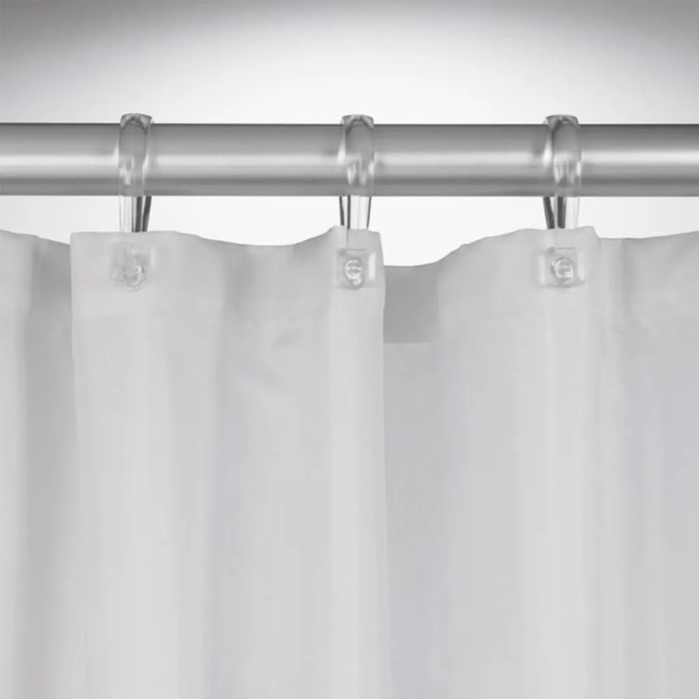 Cortina de duche Madeira 240 cm branco 238501510