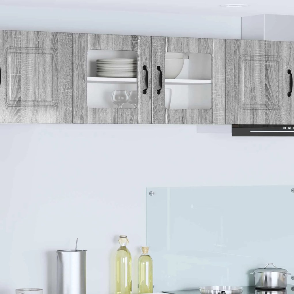 vidaXL Armário de Cozinha Cinza Sonoma 80 x 31 x 40 cm