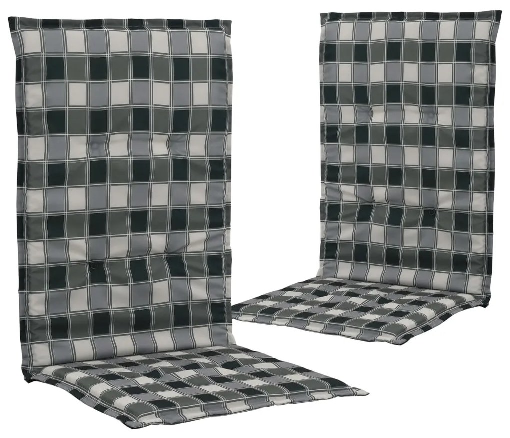 vidaXL Almofadões cadeiras jardim estampados 2 pcs 120x50x3cm multicor