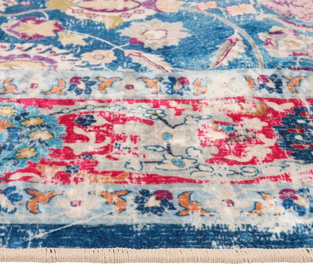 Tapete lavável antiderrapante 160x230 cm multicor