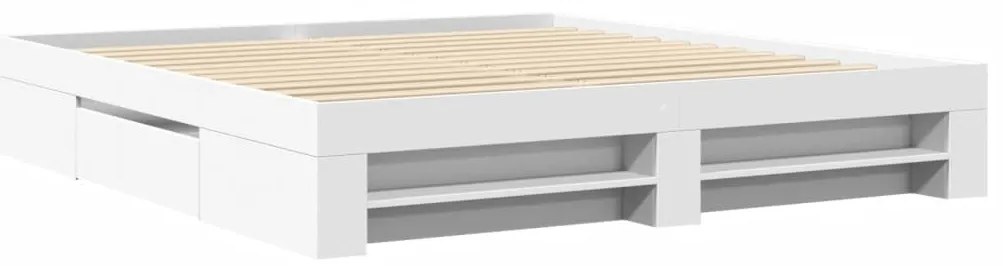 Estrutura de cama sem colchão 180x200 cm branco