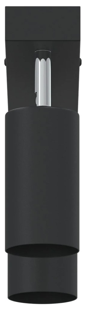 Holofote de Teto Bidirecional Ajustável Preto GU10