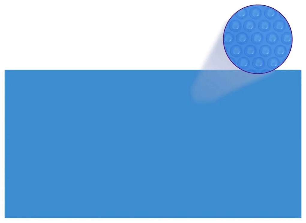 Cobertura para piscina 600x300 cm PE azul