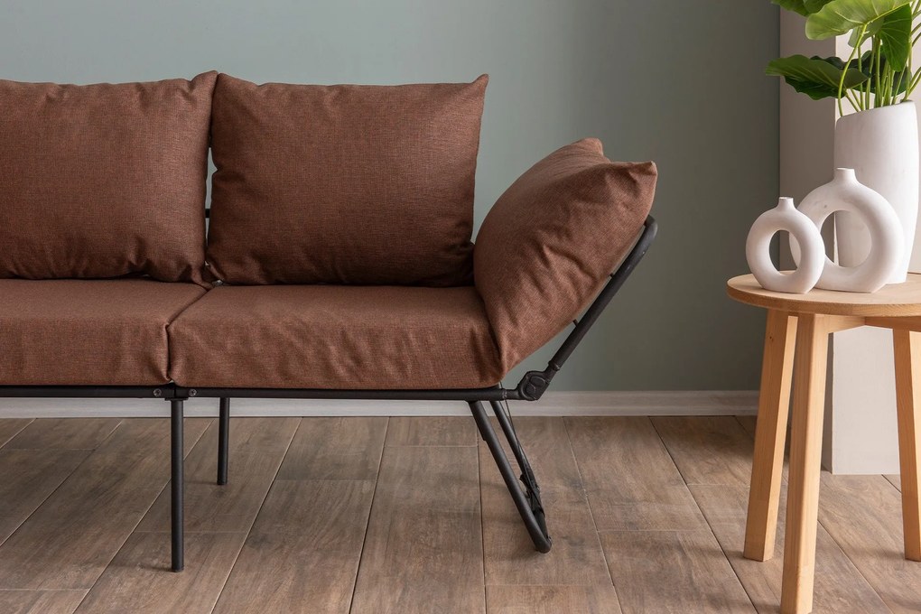 ****

Sofá-Cama de 2 Lugares Viper – Castanho Claro – 150 cm x 78 cm x