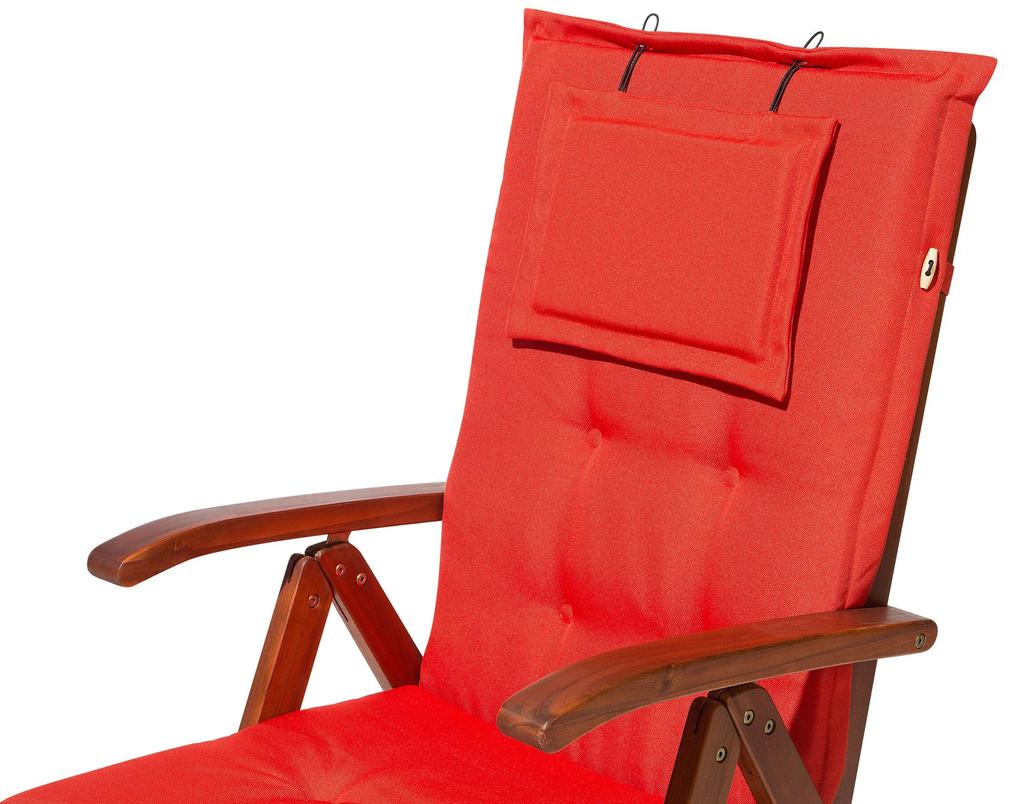 Almofada para cadeira de jardim terracota claro TOSCANA Beliani