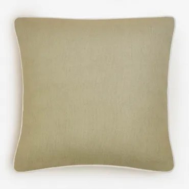 Coussin Carré 45x45 Cm En Coton Cianan Verde Laurel - Sklum