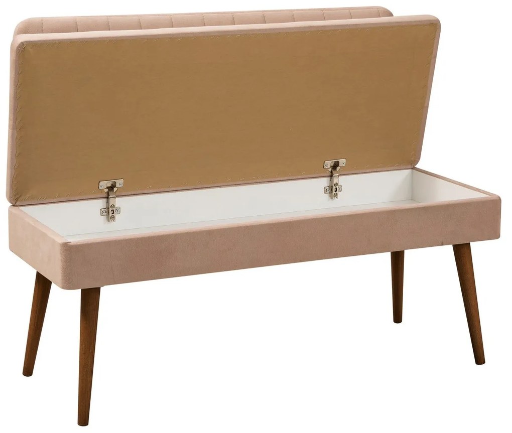 Conjunto de Mesa de Jantar Extensível e Cadeiras Vina – Nogueira – Mes
