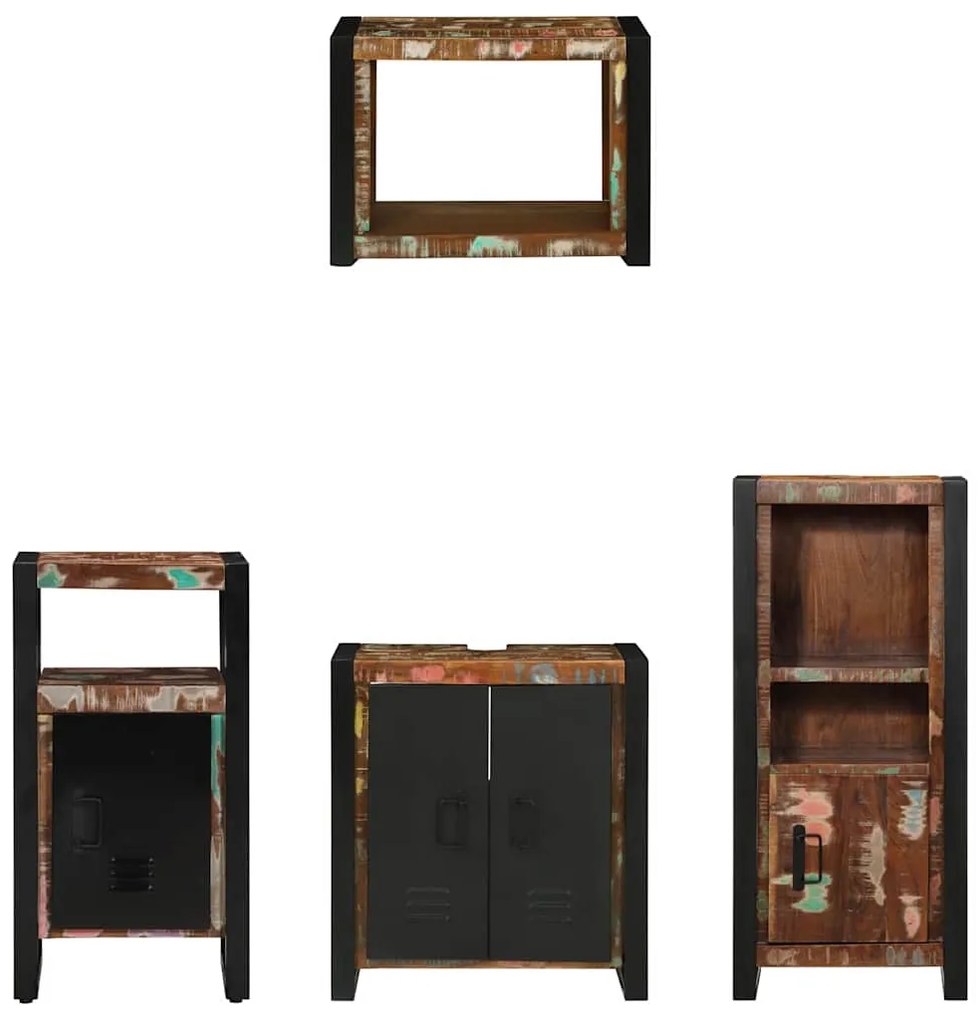 Conjunto de Móveis para Banheiro com prateleira com armazenamento com