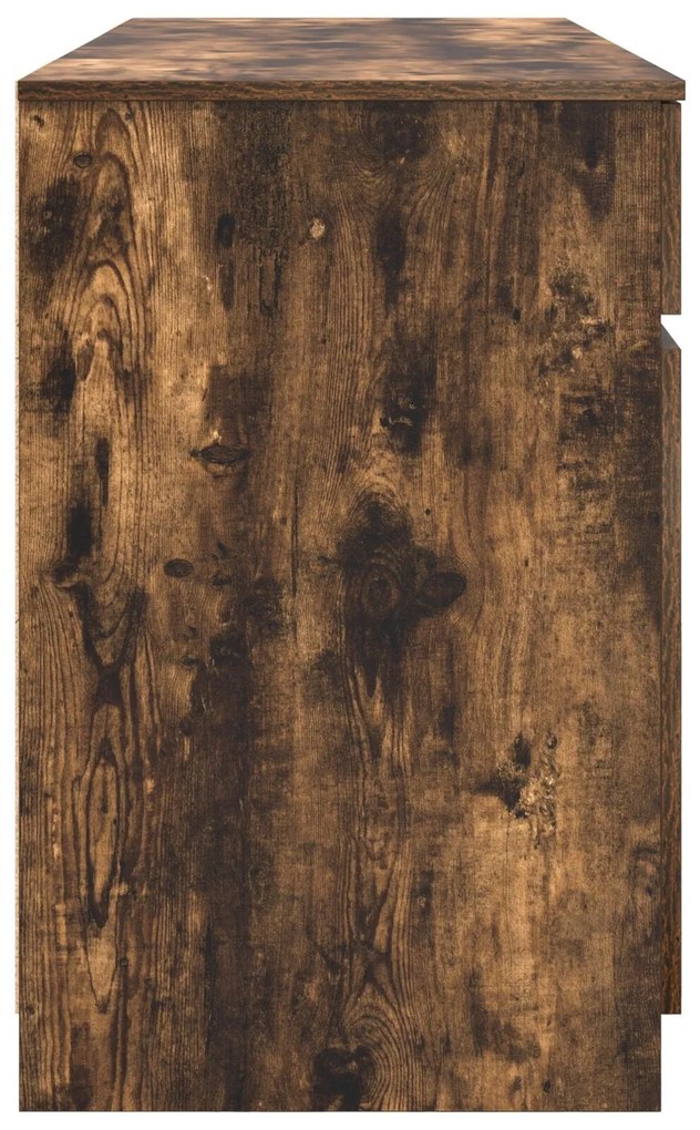 Mesa vidaXL Carvalho Defumado 140x49x76 cm Madeira de Engenharia