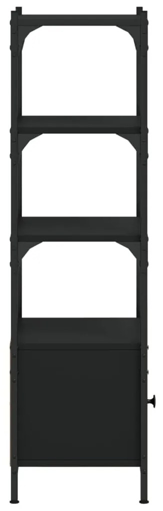 Estante c/ 3 prateleiras 41x30x109,5 cm derivados madeira preto