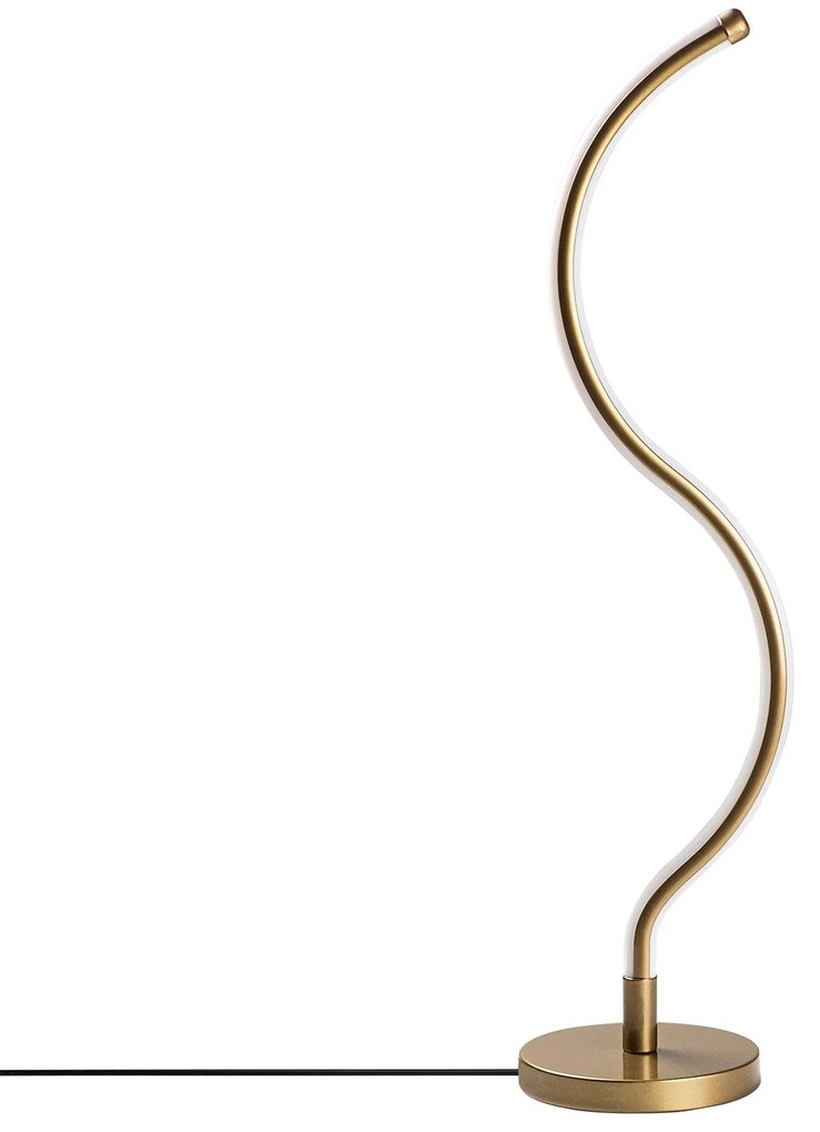 Candeeiro de Mesa Yilan – Dourado – Diâmetro 13 cm Altura 57 cm