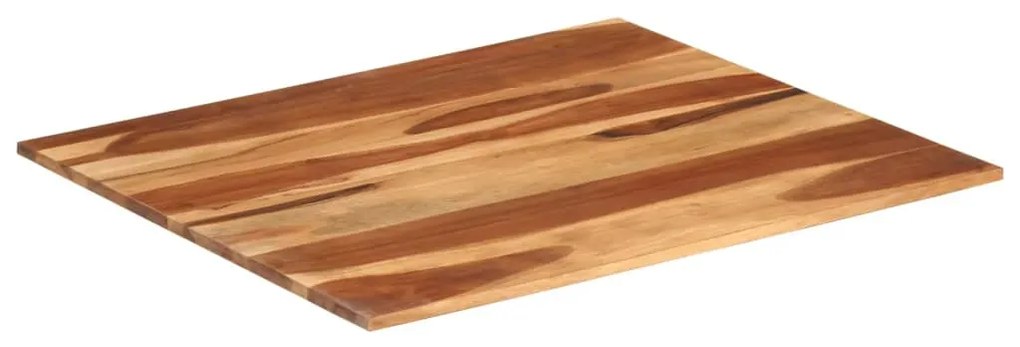 Tampo de mesa madeira de acácia maciça 15-16 mm 70x80 cm