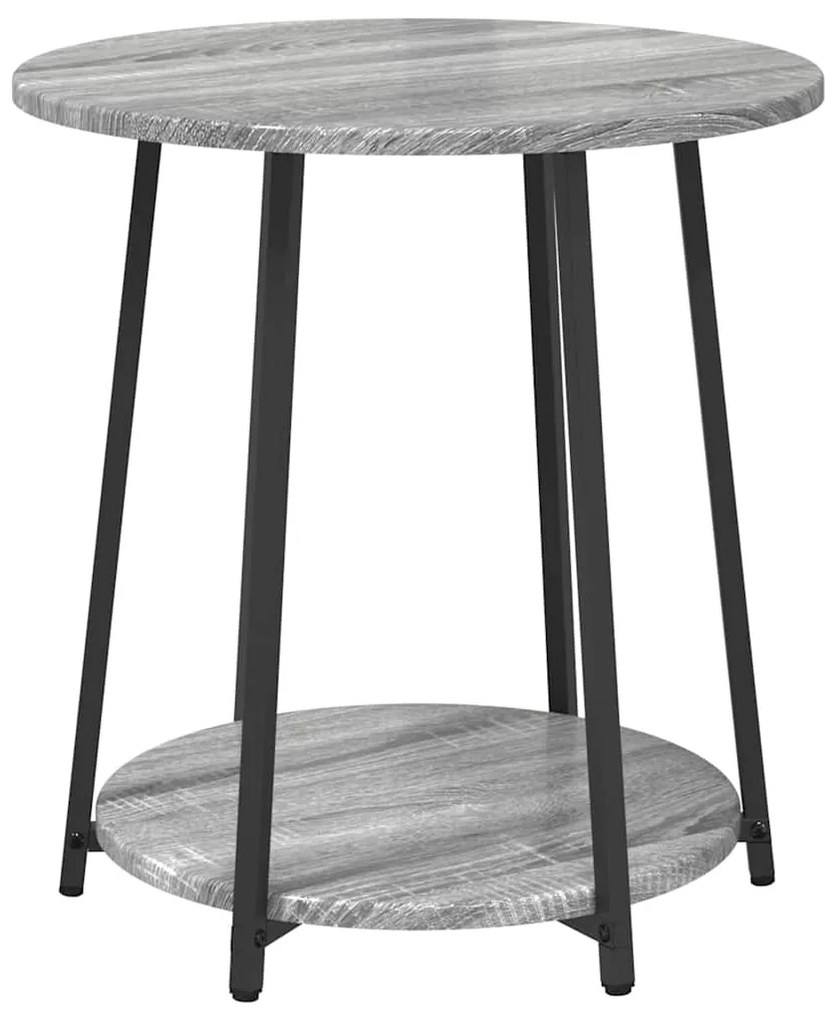 Conjunto de Mesas Laterais 2 pcs Cinza Sonoma em Madeira de Engenheira
