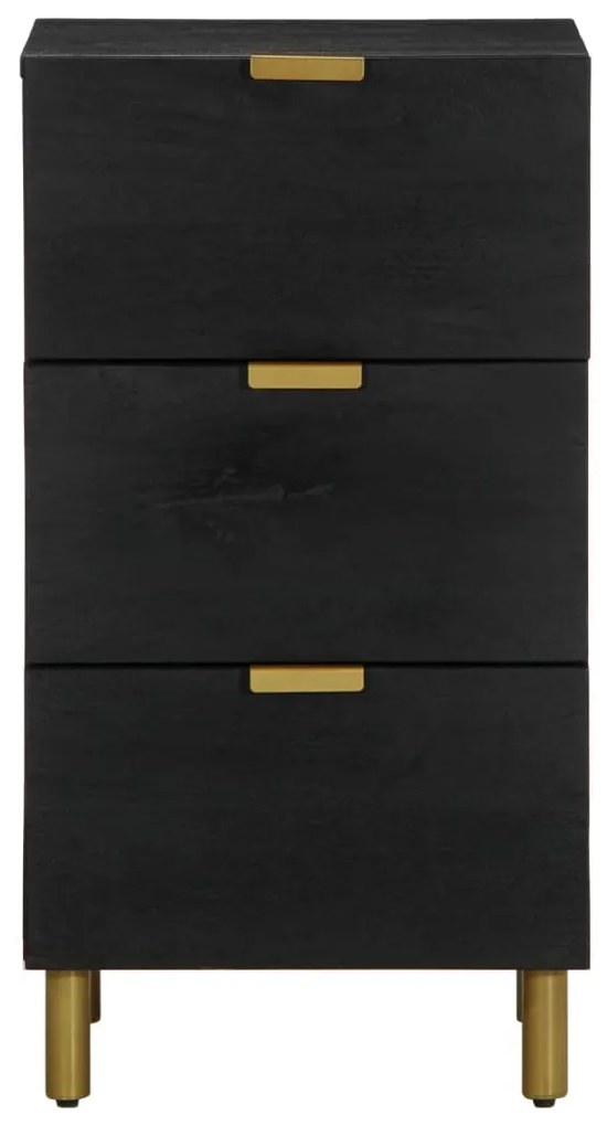 Aparador 40x33x75 cm derivados de madeira preto