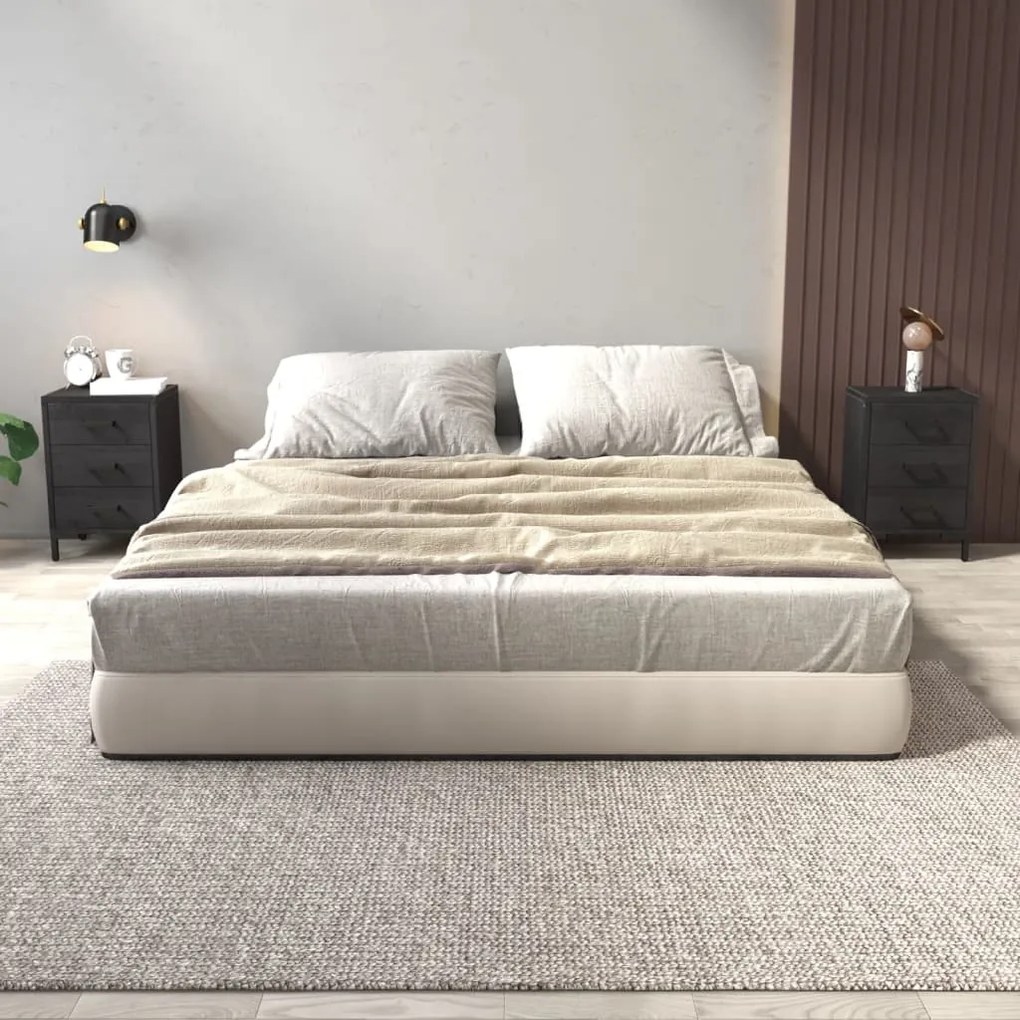 3120341 vidaXL Mesas de cabeceira 2 pcs 40x30x55 cm madeira pinho maciça preto