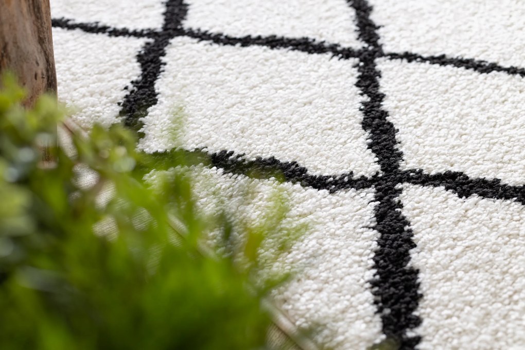 Tapete, Passadeira BERBER CROSS branco - para cozinha, ante-sala, corredor