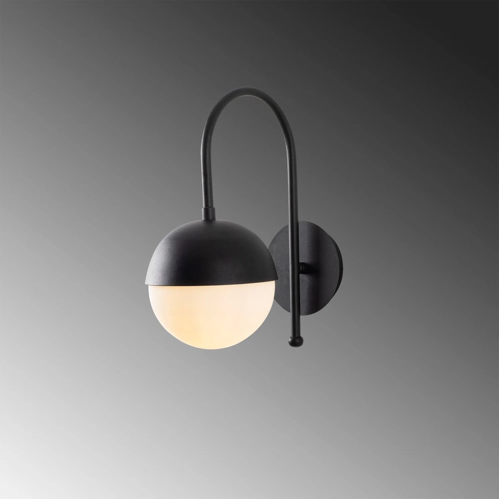 **** Aplique de Parede Karsor – Preto e Branco – 15 x 25 cm
**